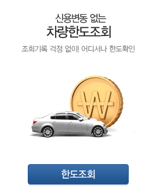 신용변동 없는 차량한도조회, 조회기록 걱정 없이! 어디서나 한도확인